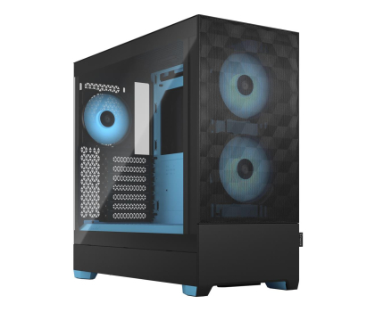 Obudowa FRACTAL DESIGN Pop Air TG Clear Tint RGB cyan core FD-C-POR1A-02
